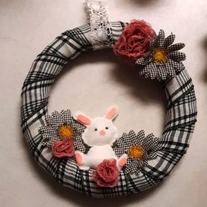Handmade easter wreath